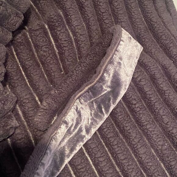 Anthropologise Mariposa Robe Oversized XS-S Plush Charcoal Grey Luxurious Lounge - Picture 7 of 11